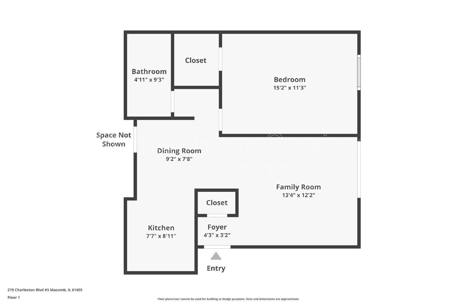 Charming 1-Bedroom in Macomb property image