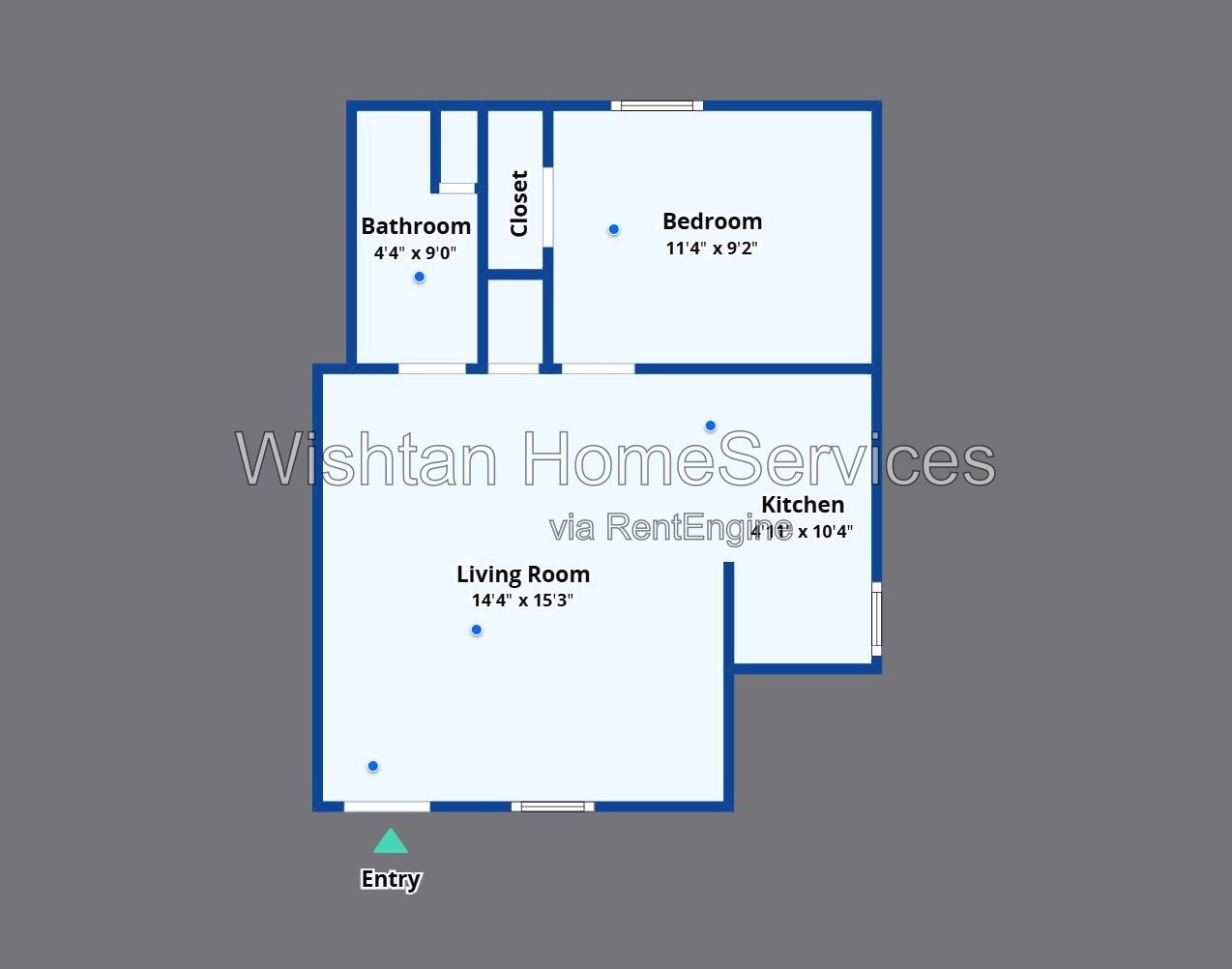 Cozy 1-Bedroom Apartment in Blandinsville, IL property image