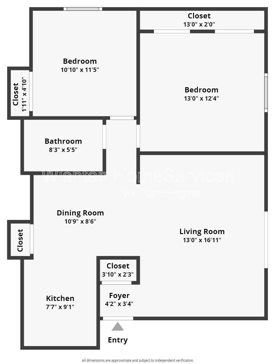 Modern 2 Bedroom Apartment in Macomb property image